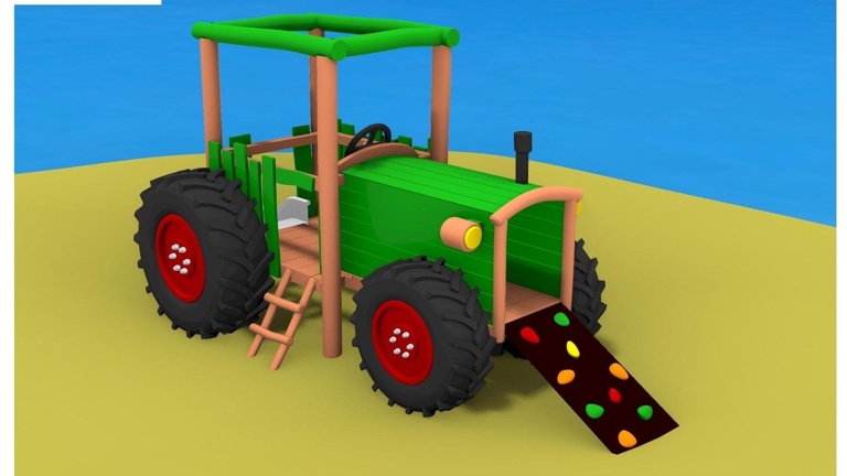 Klettertraktor für unsere Minis